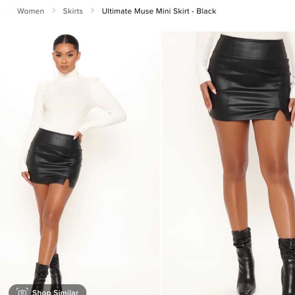 Fashion Nova Ultimate Muse Mini Skirt (M)